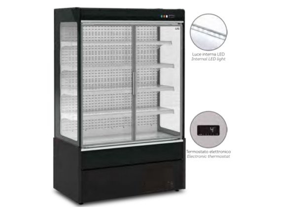 Espositore murale Syson 130 porte battenti. Temperatura +3/+6°
